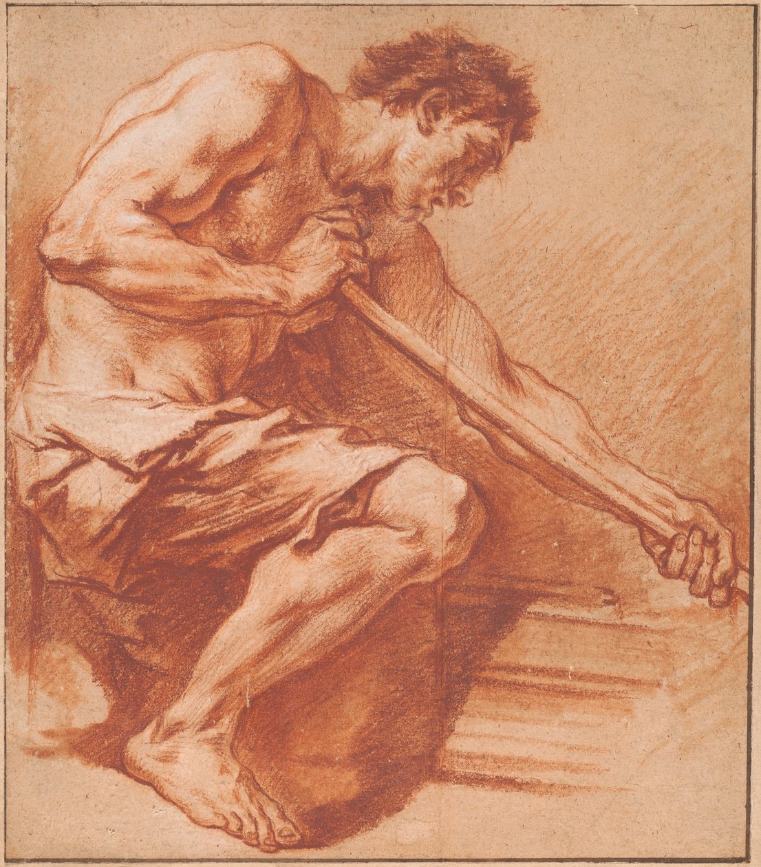Arbetare på en smedja av François Boucher