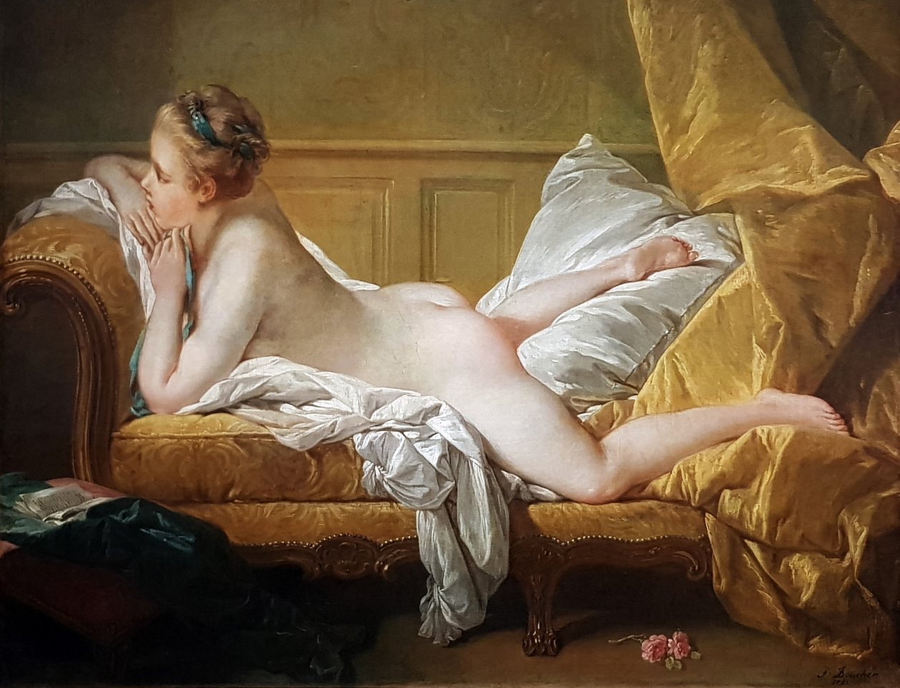 kvinnlig naken av François Boucher