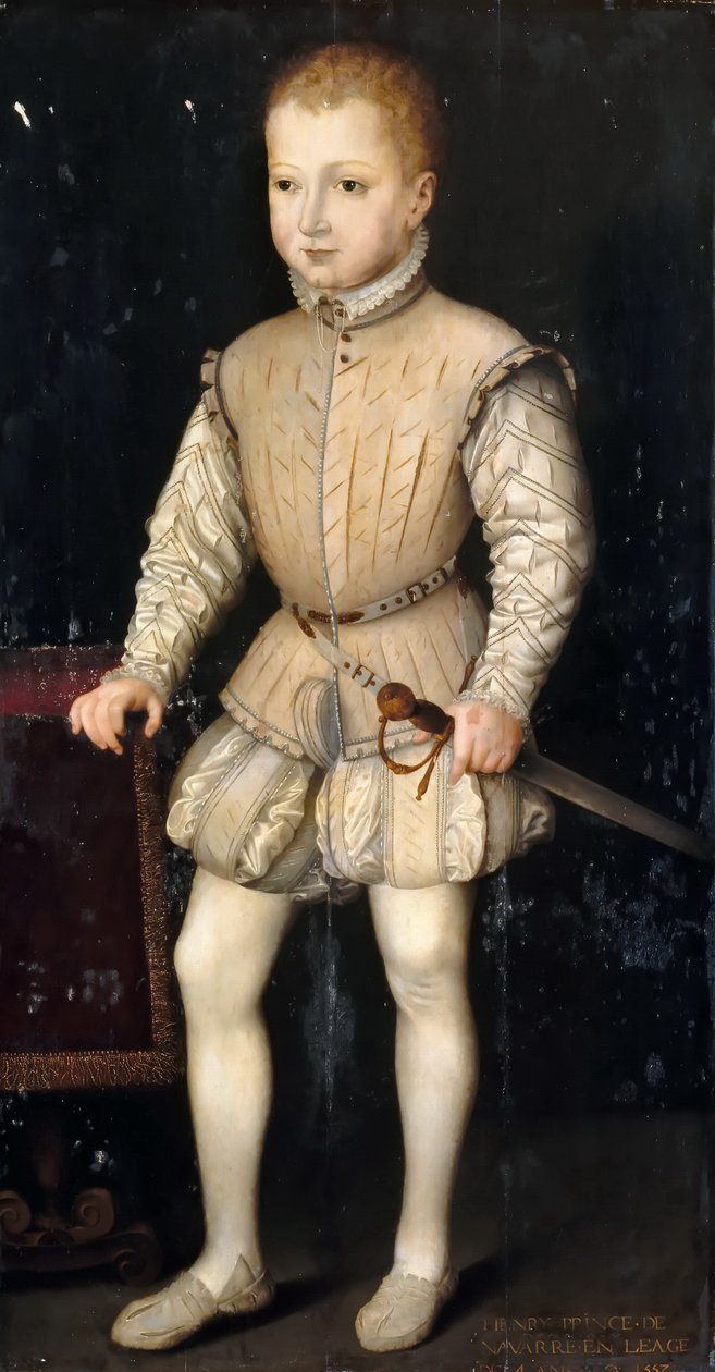 Henrik IV av Frankrike som barn av François Clouet