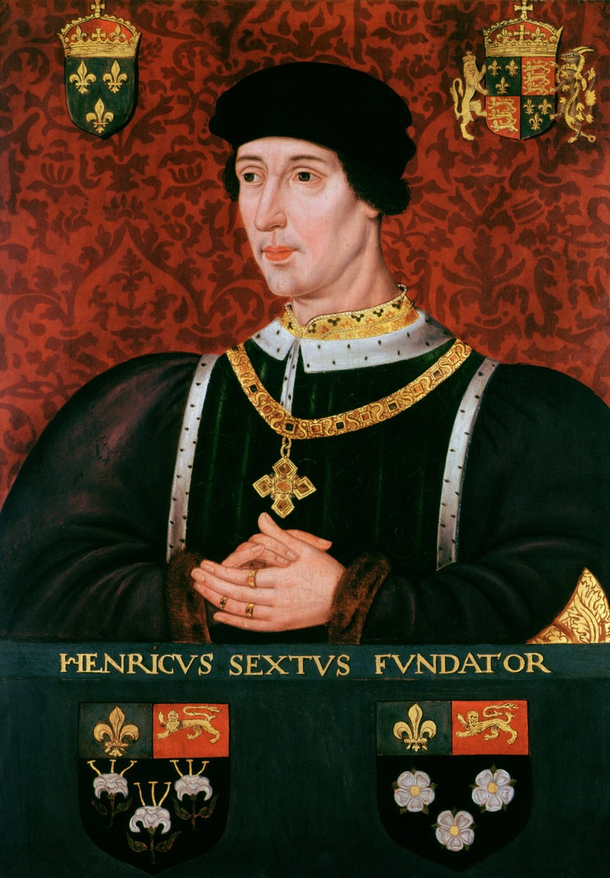 Porträtt av Henrik VI av England (1421-71) av François Clouet
