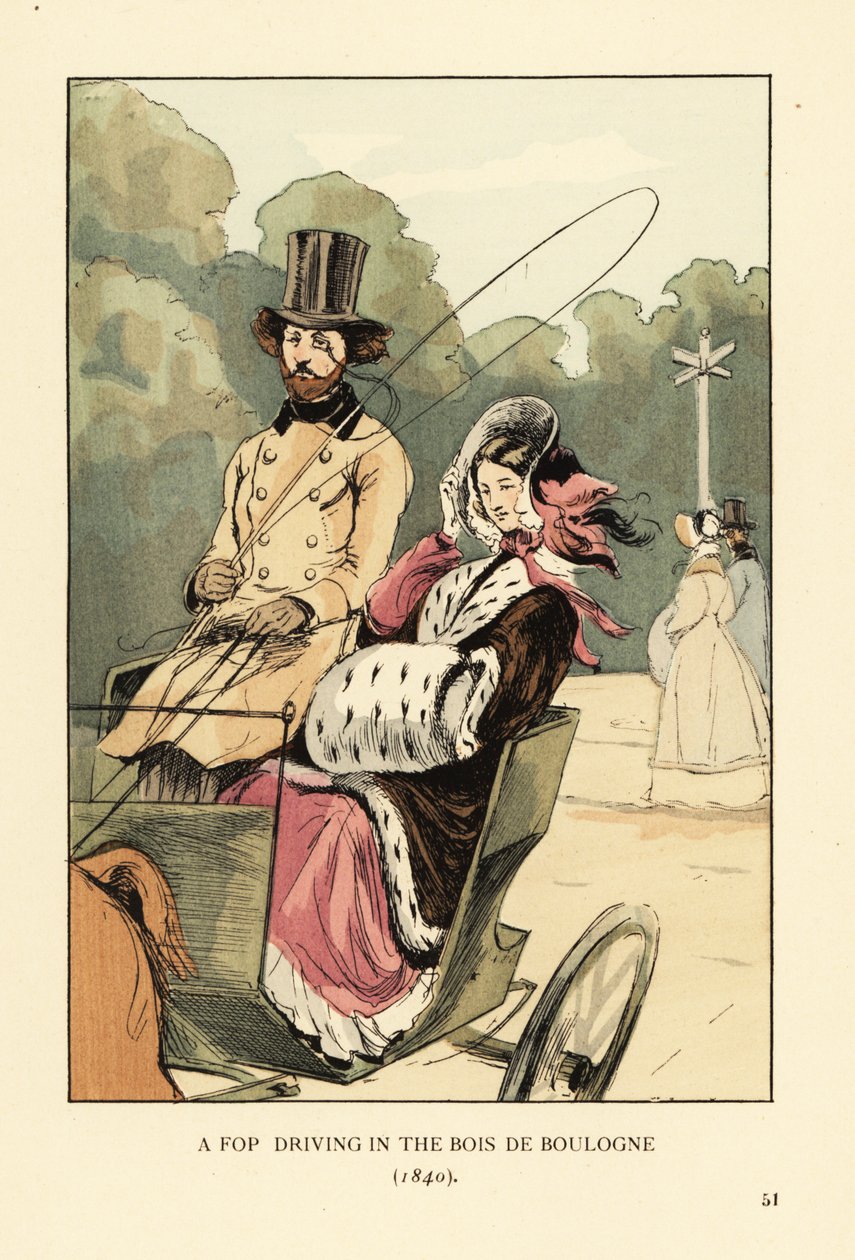 En fopkörning i Bois de Boulogne av François Courboin