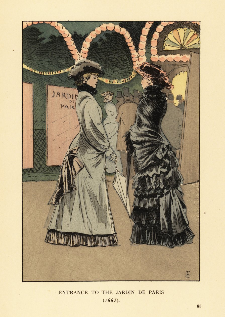Ingång till Jardin de Paris av François Courboin