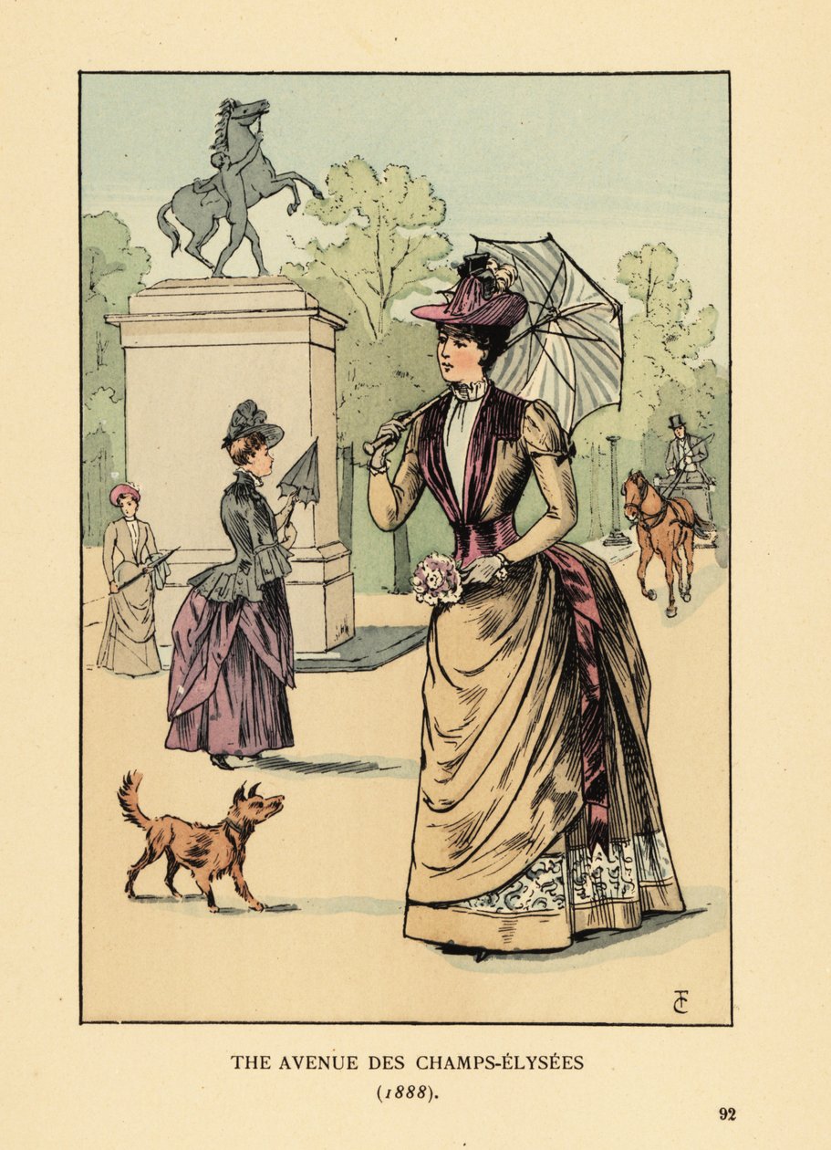 Avenue des Champs-Elysées 1888 av François Courboin