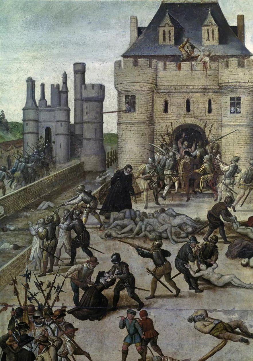 Massakern på S:t Bartolomeusdagen av Francois Dubois