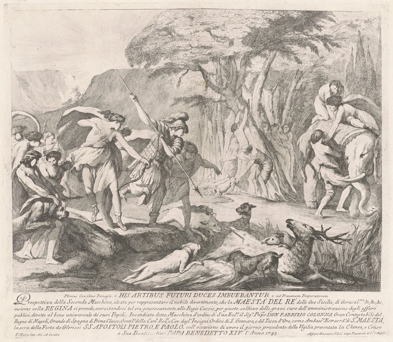 Seconda Macchina för Kina 1743: The Royal Hunt av François Hutin