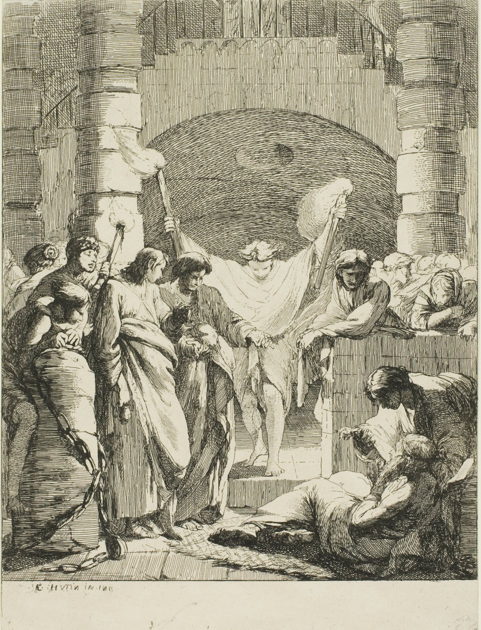Visiting Prisoners, från The Seven Acts of Mercy av François Hutin