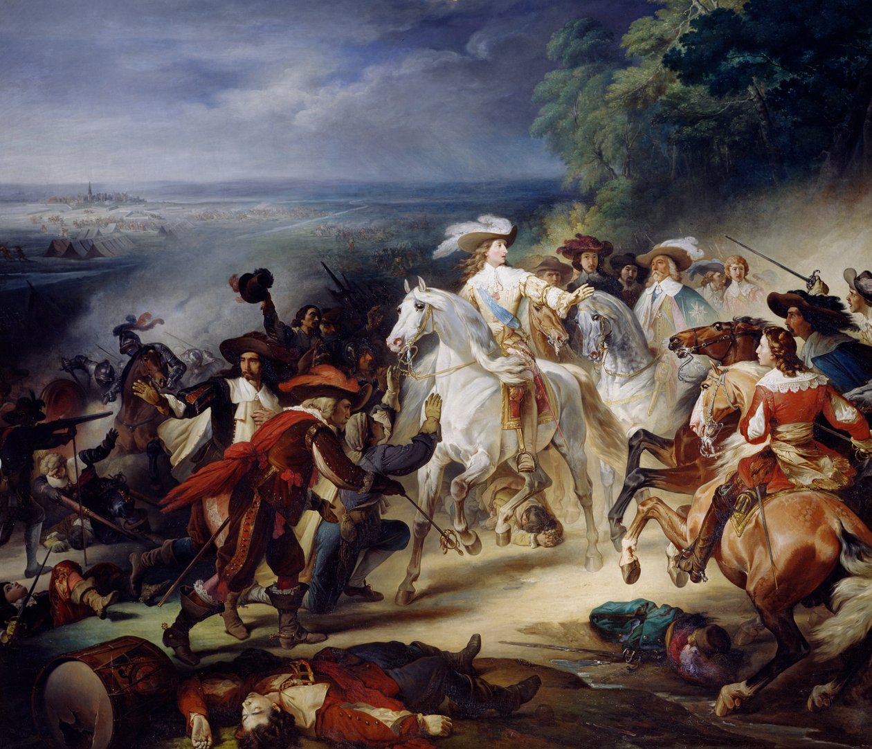 Slaget vid Rocroy, 19 maj 1643, 1834 av François Joseph Heim