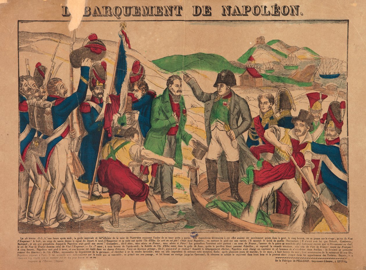 Napoléons landstigning, 1835 av François Joseph Heim