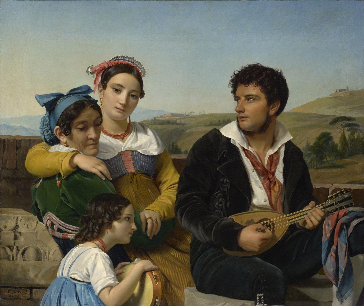 Musikgrupp, 1821 av François Joseph Navez