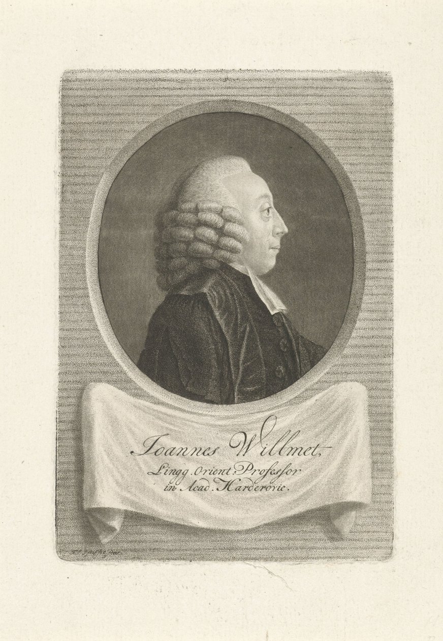 Porträtt av Joannes Willmet av François Joseph Pfeiffer (I)