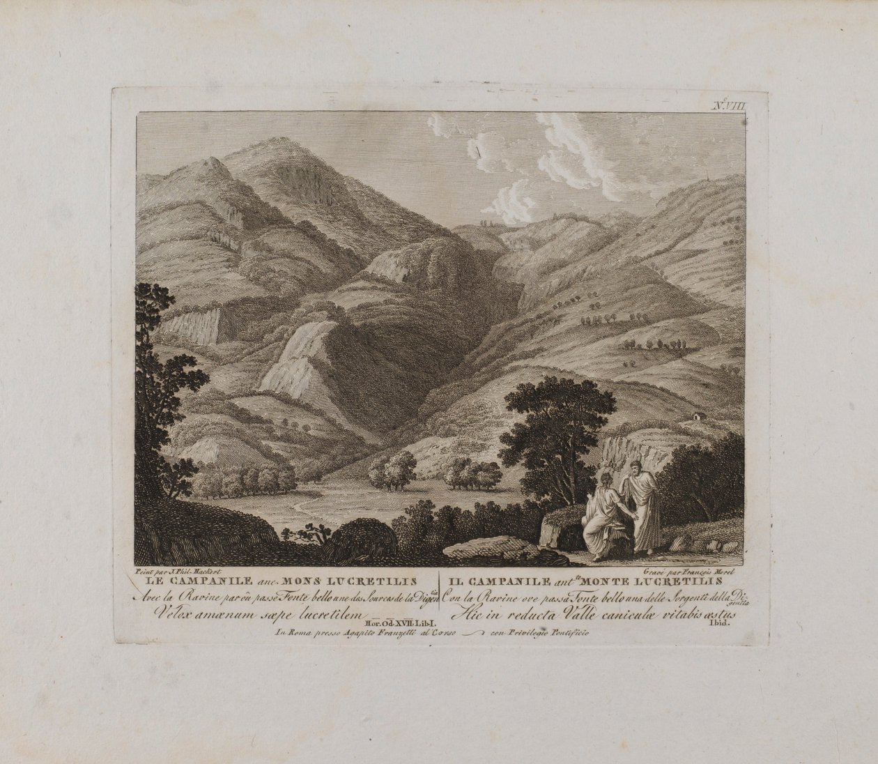 Den Anc. Mons Lucretilis (nr VIII) av François Morel