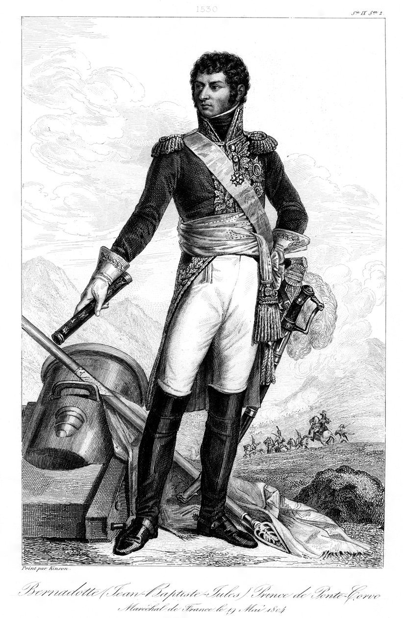 Karl XIV Johannes av Sverige 1763-1844, kung av Sverige, 1839. av François Pigeot