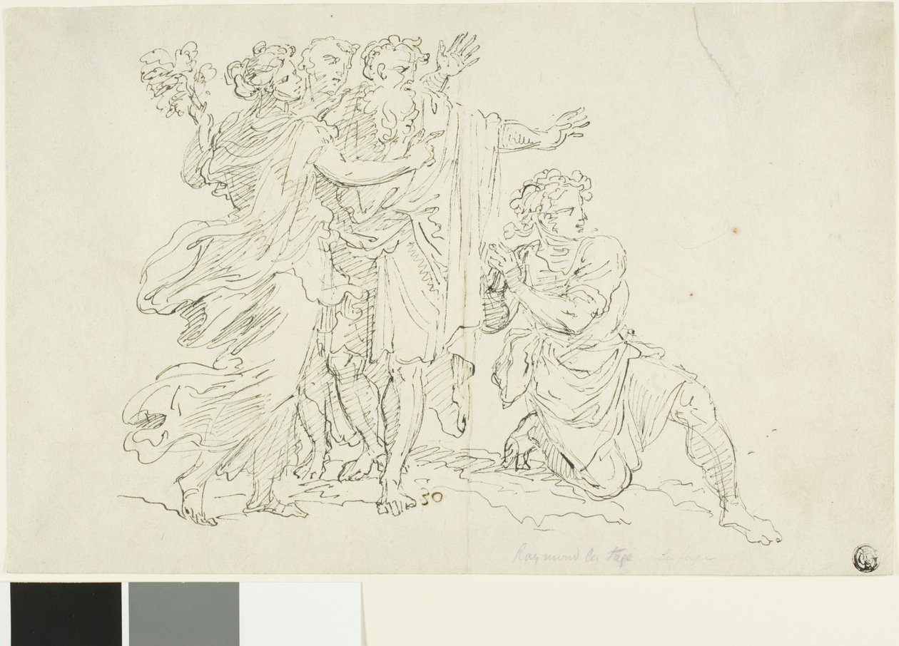 Fyra klassiska figurer av François Roëttiers