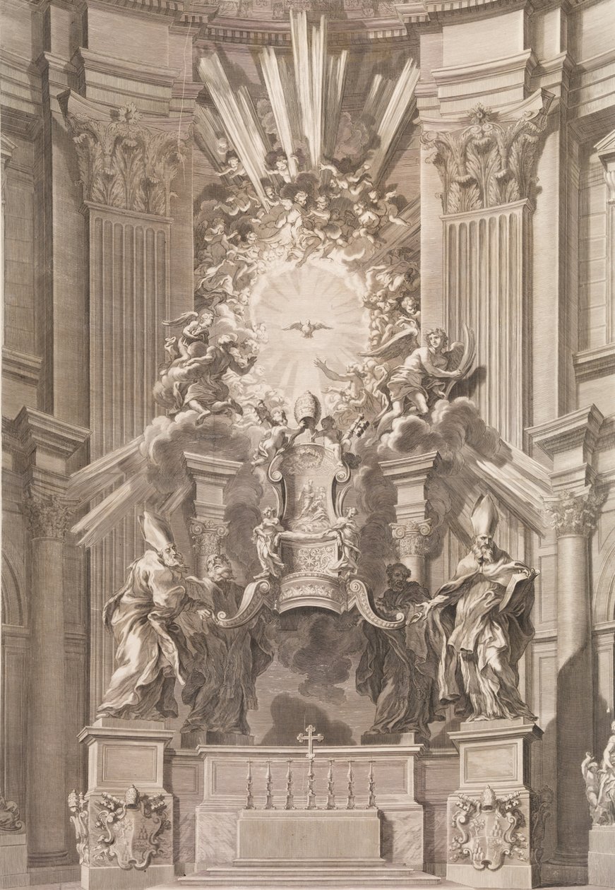 St. Peters stol i templets inre...Plåt 41 från albumet 