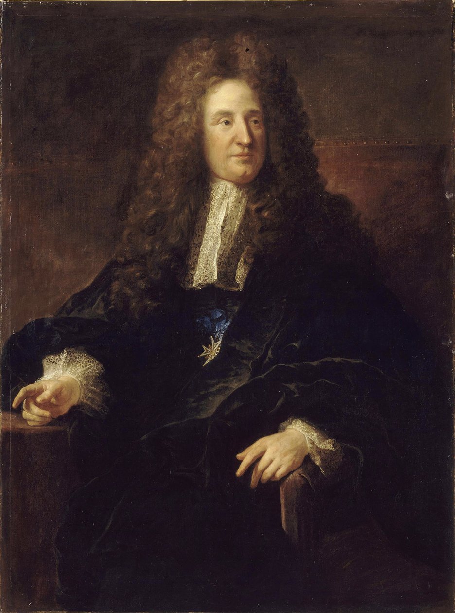 Porträtt av Jules Hardouin-Mansart 1646-1701 av François Troy de