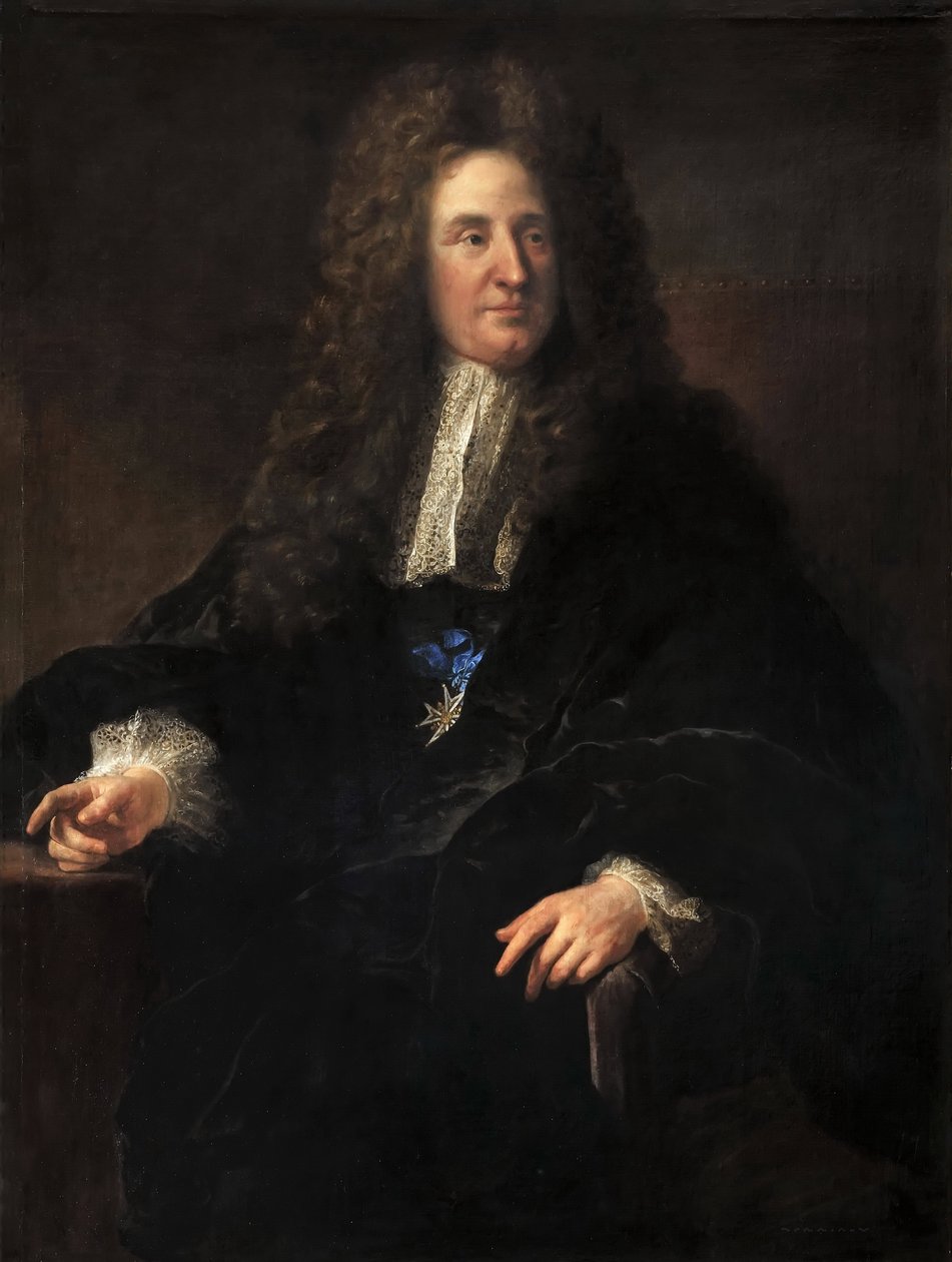 Porträtt av Jules Hardouin-Mansart 1646-1701 av François Troy de