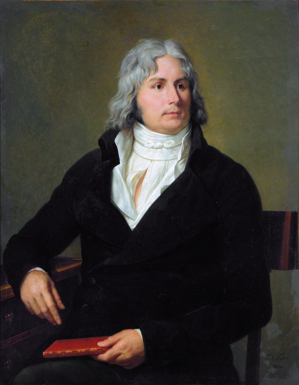 Porträtt av Louis-François Bertin av Francois-Xavier Fabre