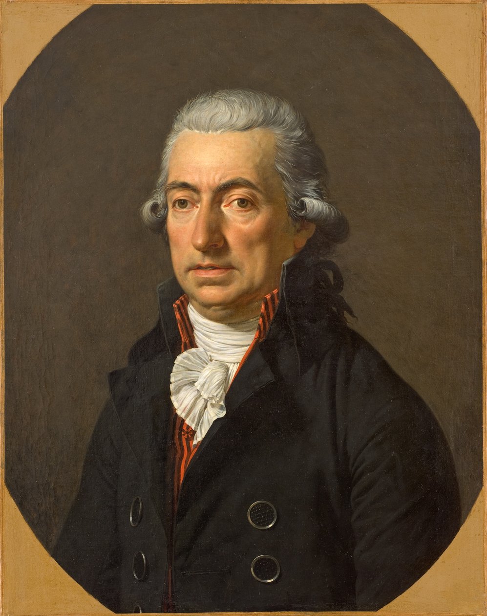 Porträtt av Mr Joseph Fabre, konstnärens far av Francois Xavier Fabre