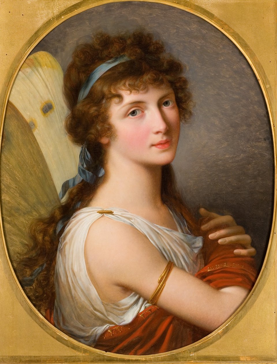 Porträtt av Lady Charlemont som Psyke av Francois Xavier Fabre