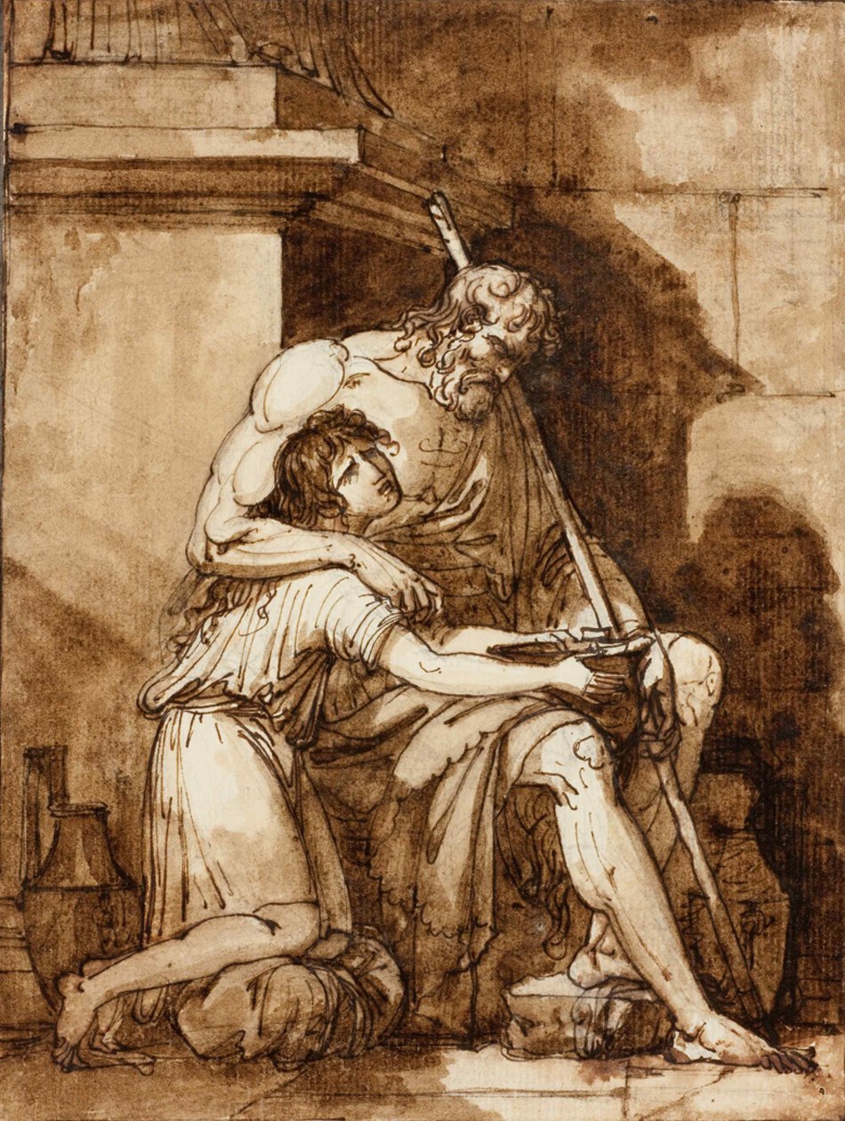 Belisarius, slutet av 1700-talet - början av 1800-talet. av François Xavier Pascal Fabre