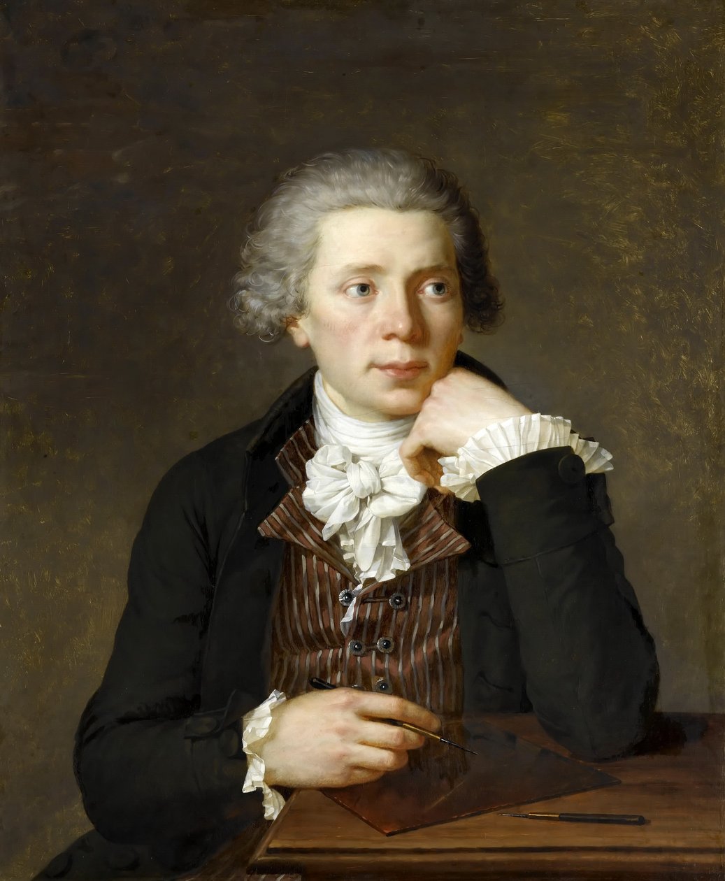 Porträtt av Jacques Joseph Coiny 1761-1809 av François Xavier Pascal Fabre