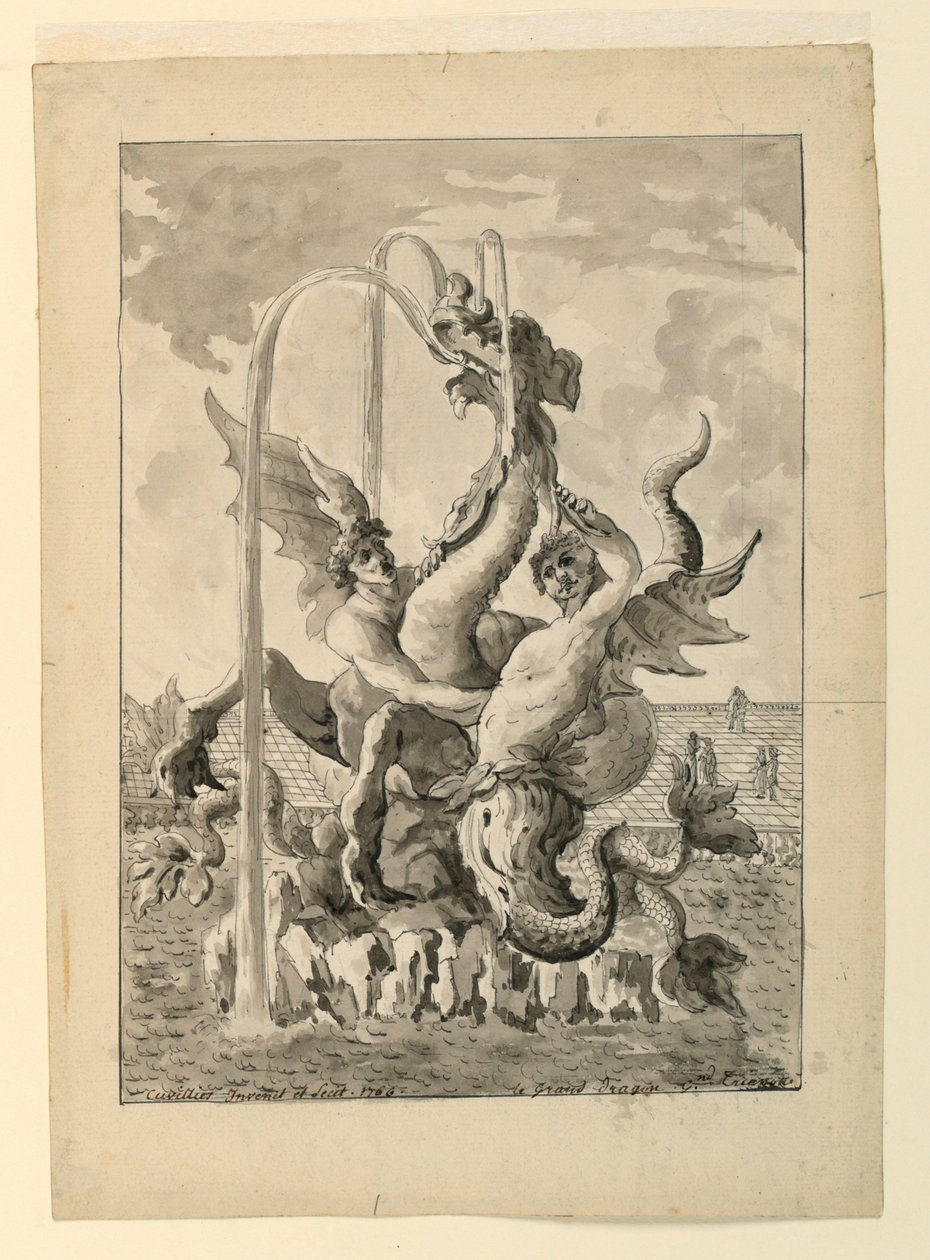 Design för Grand Trianon i Versailles av François de Cuvilliés the Elder