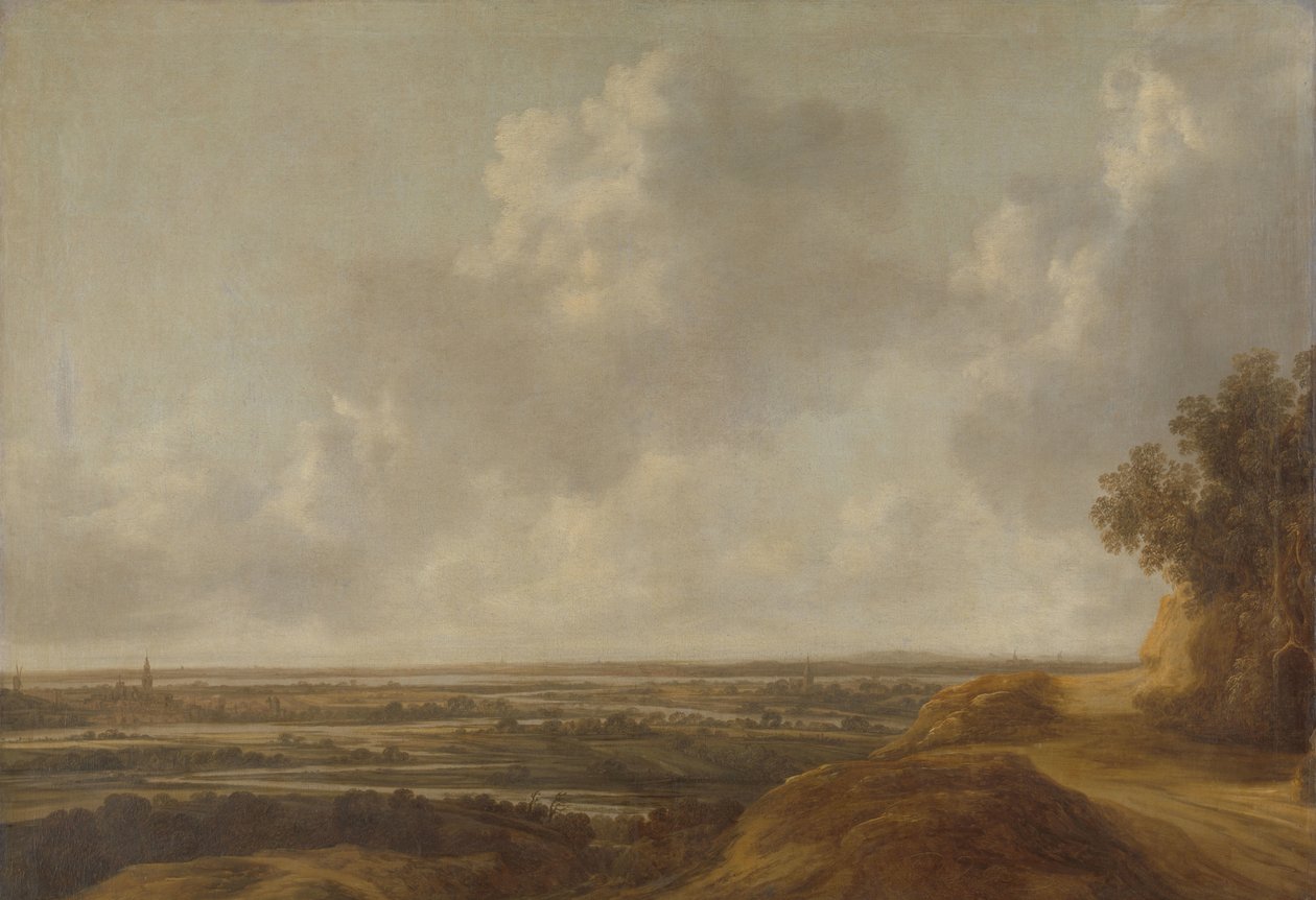 Panoramalandskap Panorama på landsbygden runt Kleve av François van Knibbergen