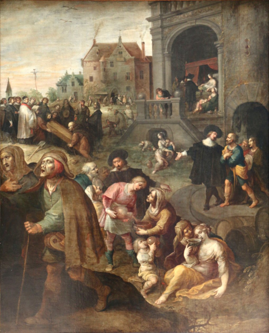 Barmhärtighetsverk av Frans Francken the Younger