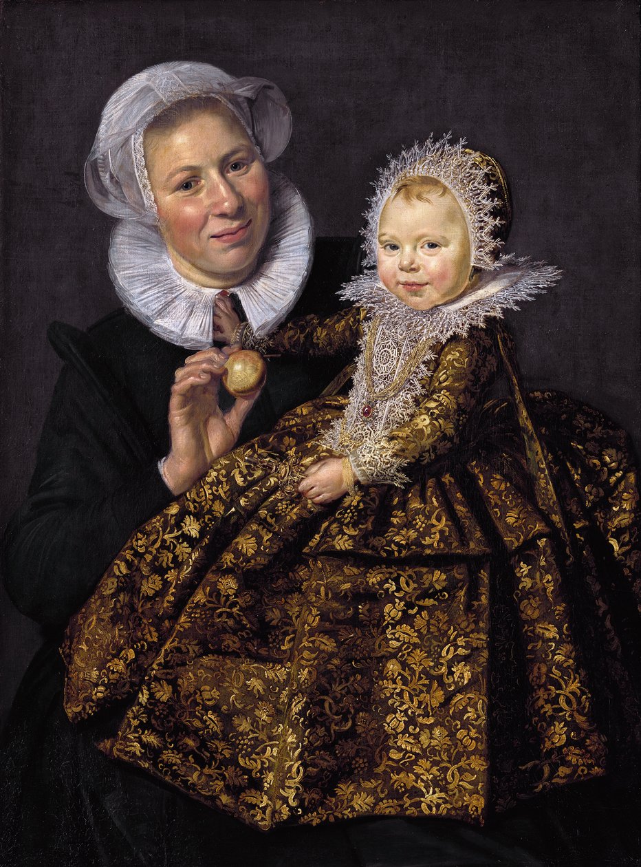 Die Amme mit dem Kind av Frans Hals