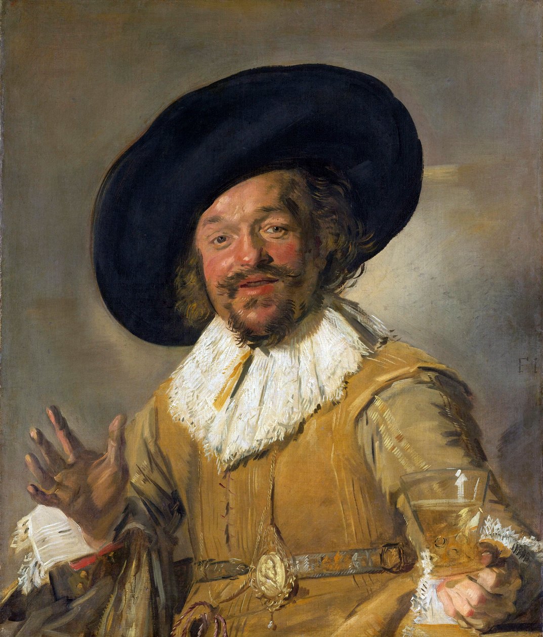 The merry drinker av Frans Hals
