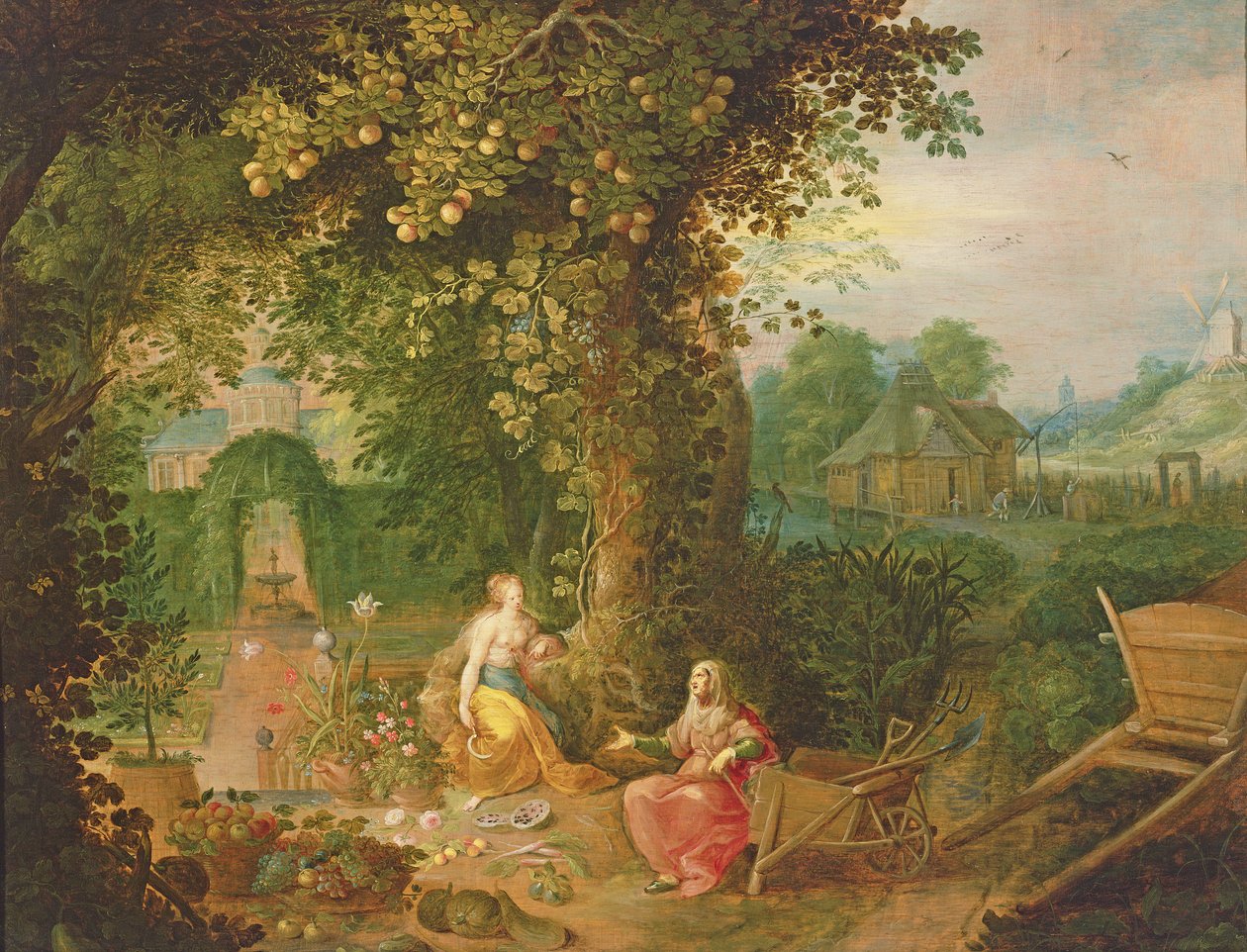 Vertumnus och Pomona av Frans II Francken the Younger