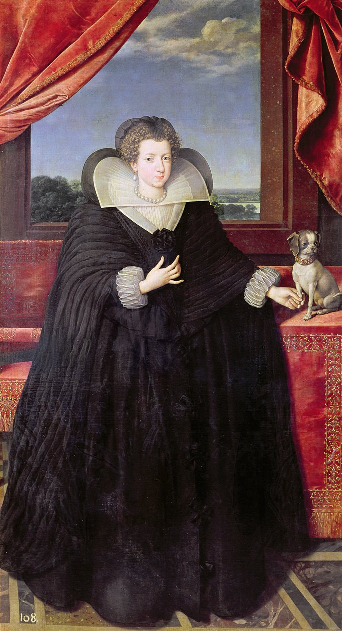 Isabella av Bourbon (1602-44) drottning av Spanien, 1615-22 av Frans Pourbus the Younger