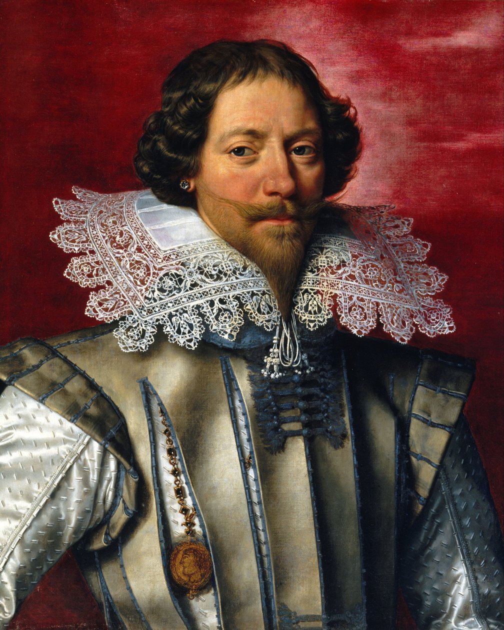 Porträtt av en man av Frans Pourbus the Younger
