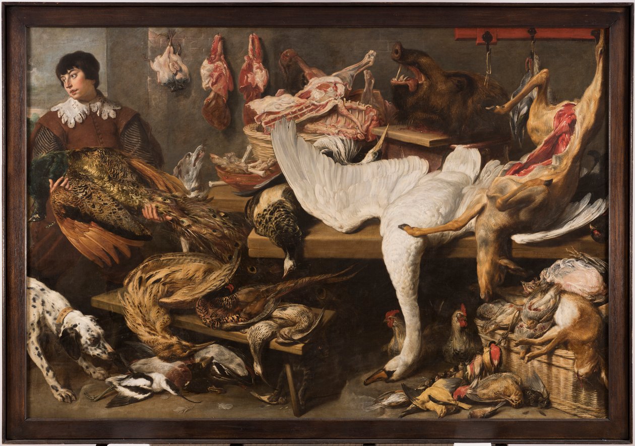 A Game Stall av Frans Snyders or Snijders