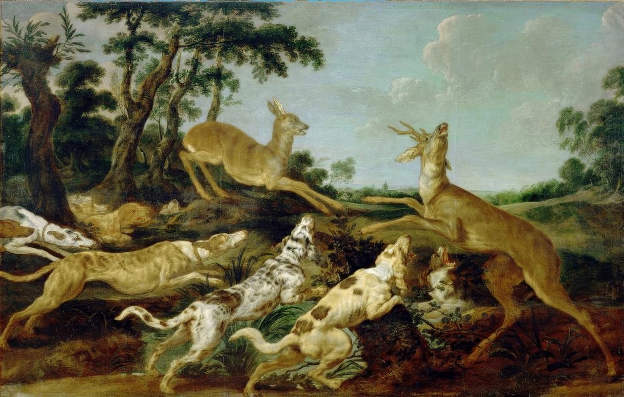 Jaktscen av Frans Snyders or Snijders