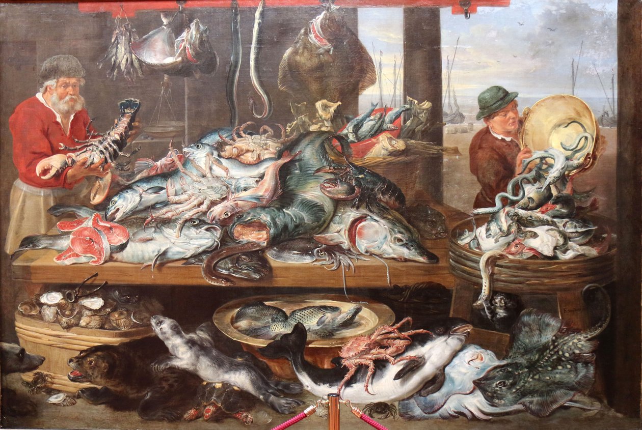 Fiskaffär av Frans Snyders or Snijders