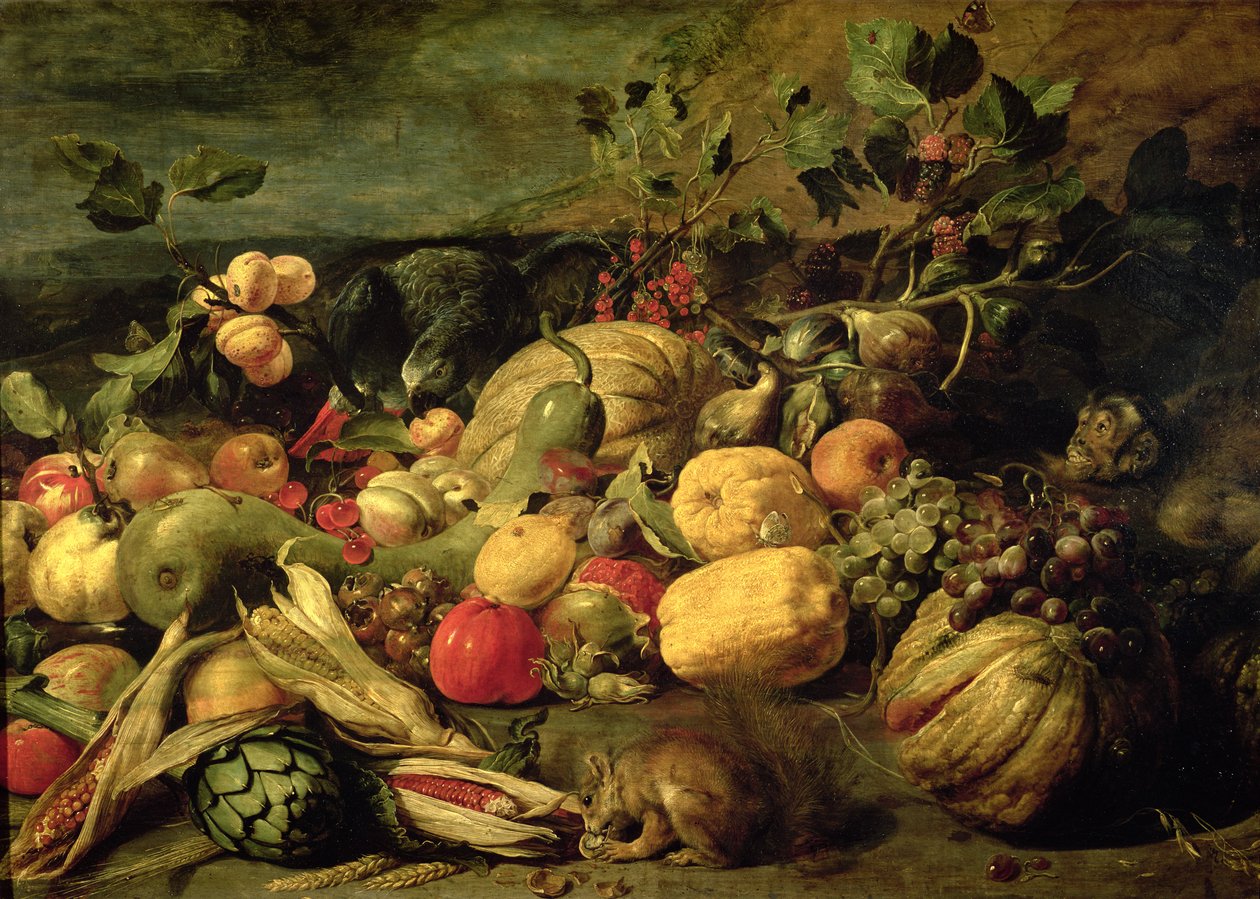 Stilleben av frukt och grönsaker av Frans Snyders or Snijders