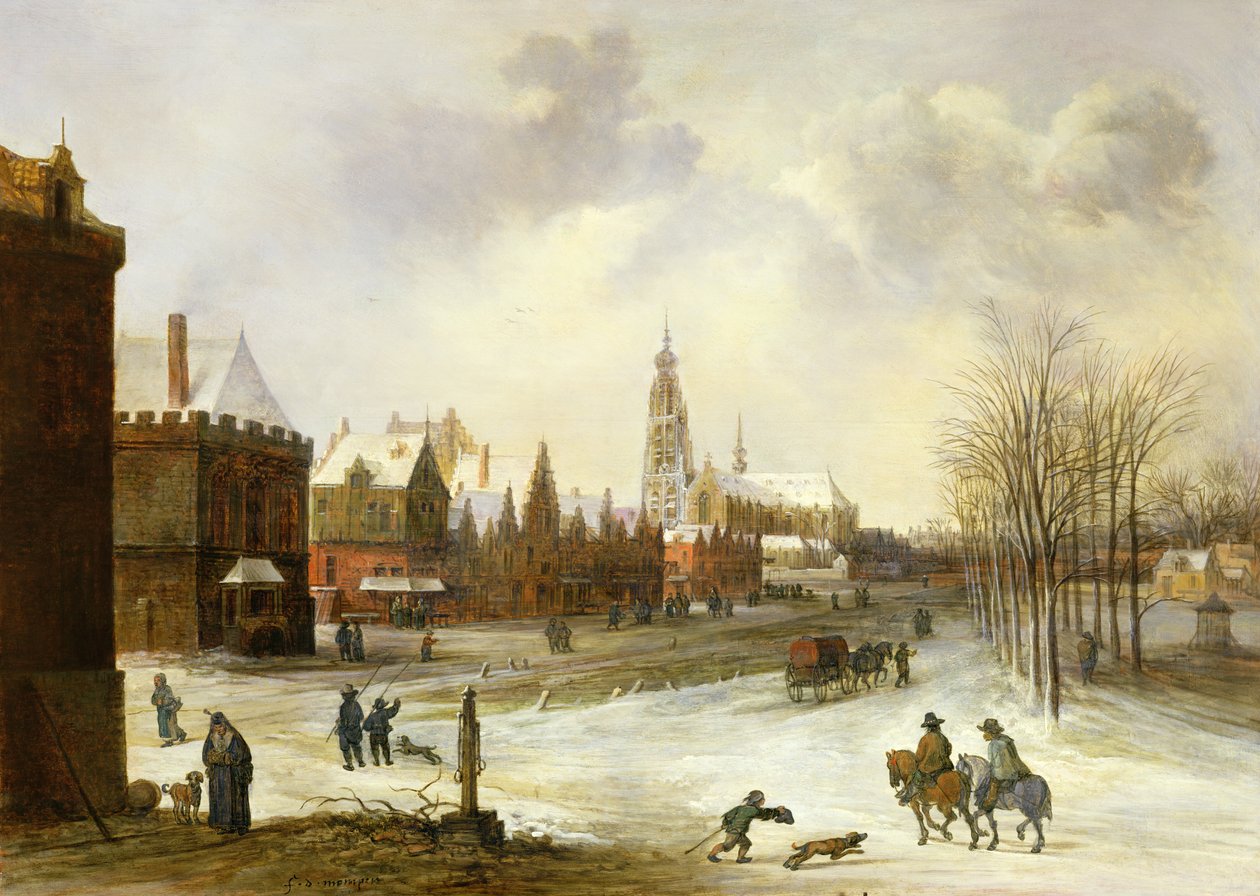 Utsikt över Breda av Frans de Momper