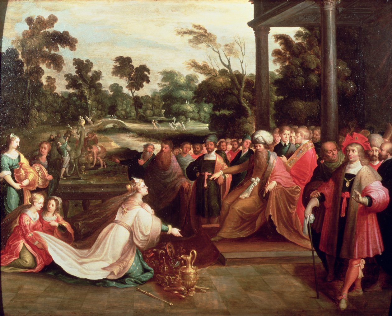 Kung Salomo och drottningen av Saba av Frans the Elder Francken