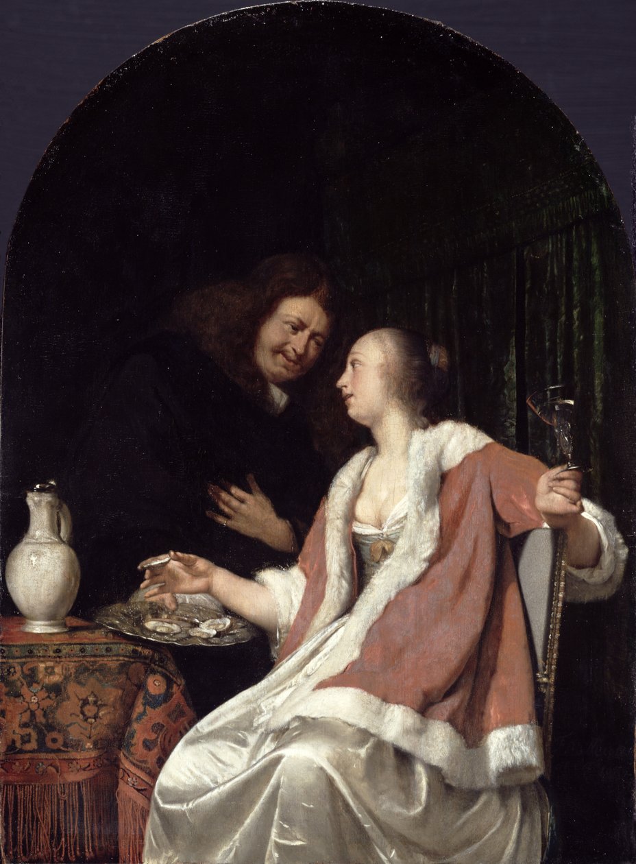 Holländsk uppvaktning, 1675 av Frans van Mieris