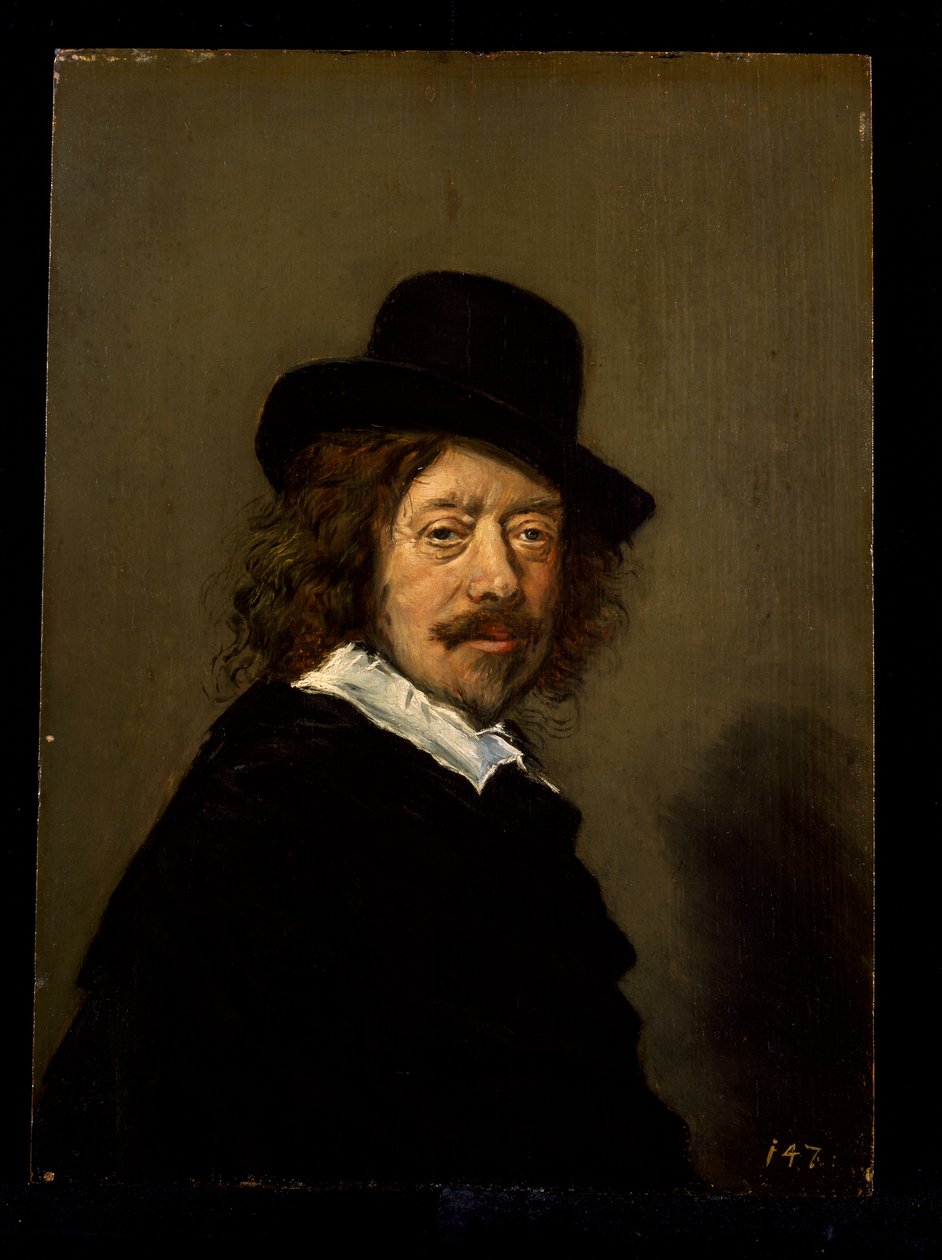 Porträtt av konstnären, ca 1650 (olja på trä) av Frans (after) Hals