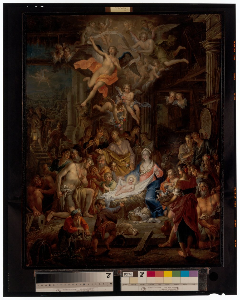 Tillbedjan av herdarna av Frans Christoph Janneck