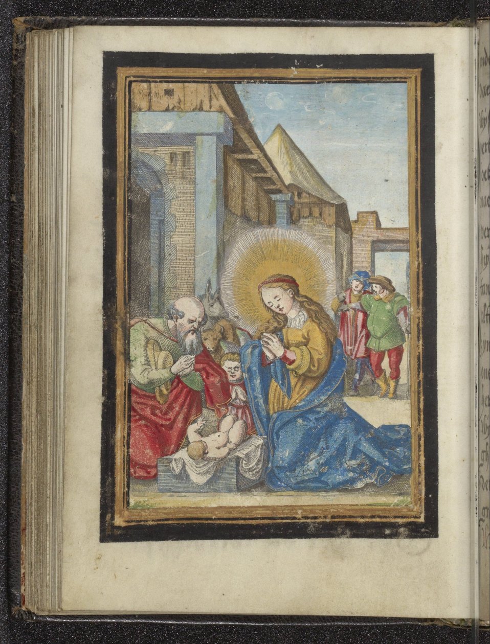 Tillbedjan av Josef och Maria av Frans Crabbe van Espleghem