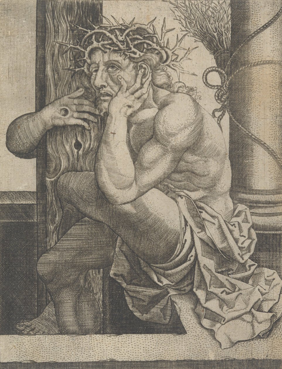 Kristus som sorgens man, ca. 1522-25. av Frans Crabbe van Espleghem