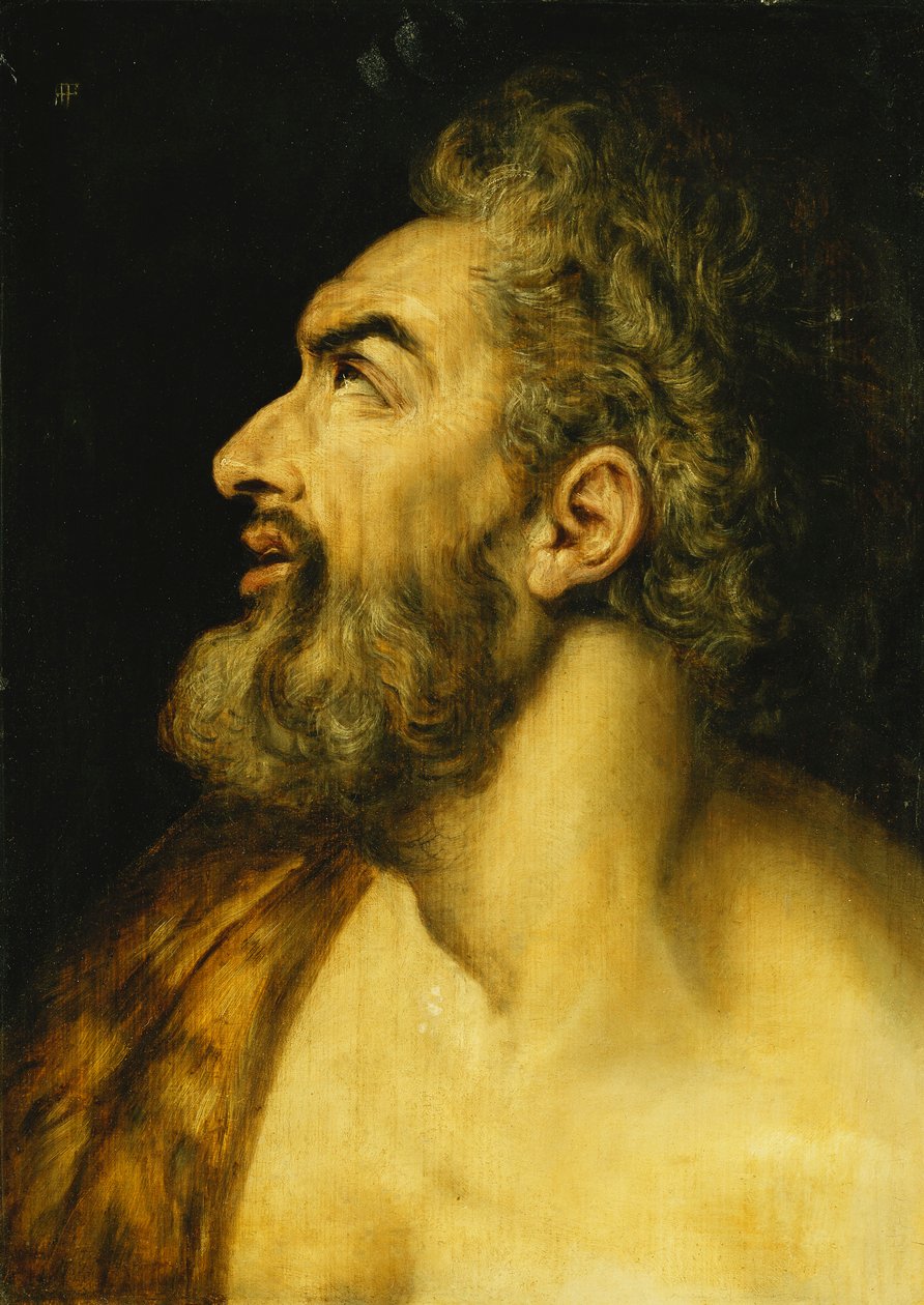 Huvudet för Johannes Döparen, av Frans Floris