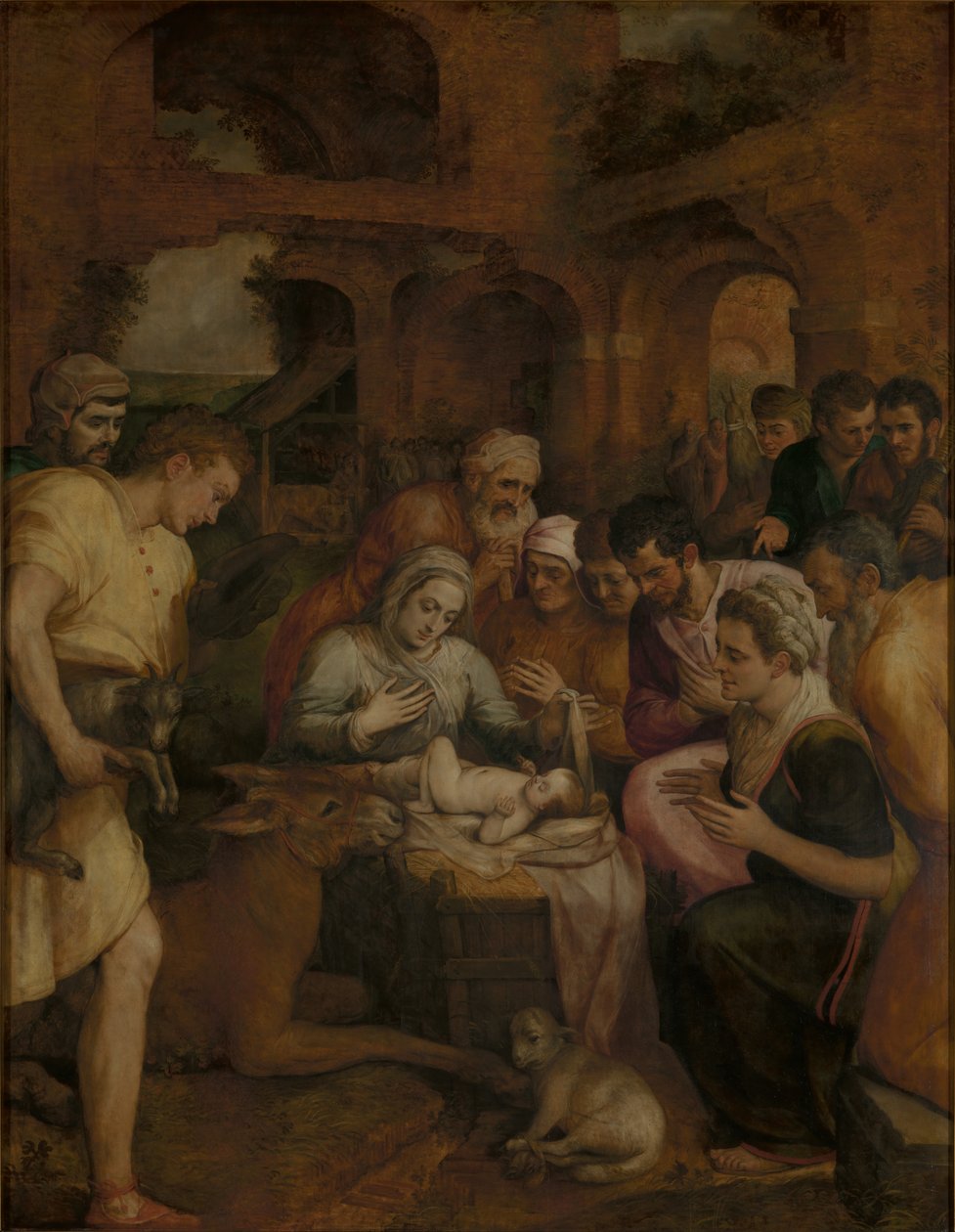 Herdarnas tillbedjan av Frans Floris