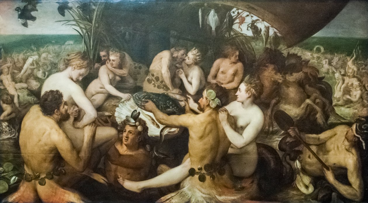 Svenska: Havsgudarnas högtid The Feast of the Seagods av Frans Floris I