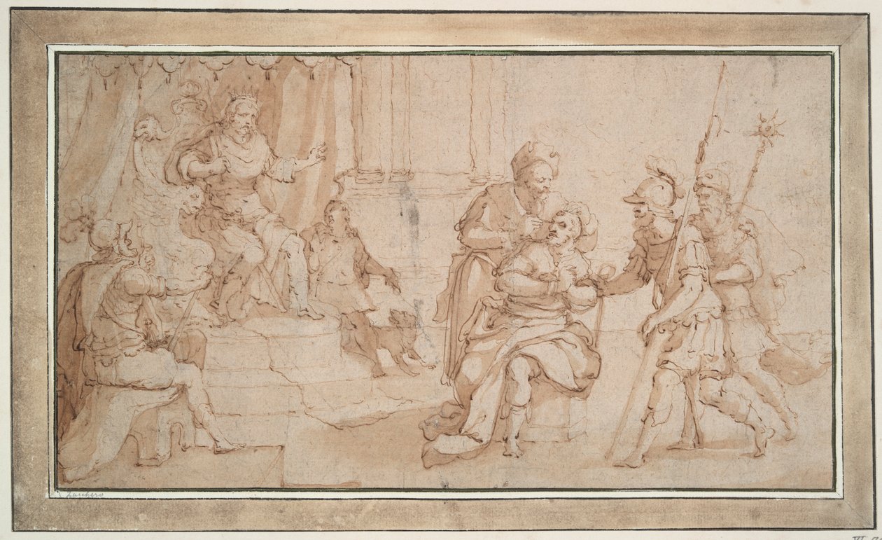 Förblindandet av Zaleucus av Locri av Frans Francken the Younger