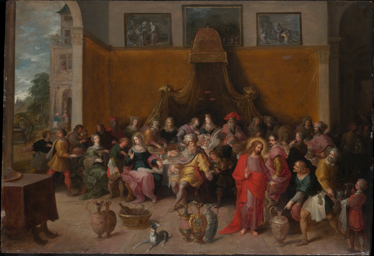 Bröllopet i Kana av Frans Francken the Younger