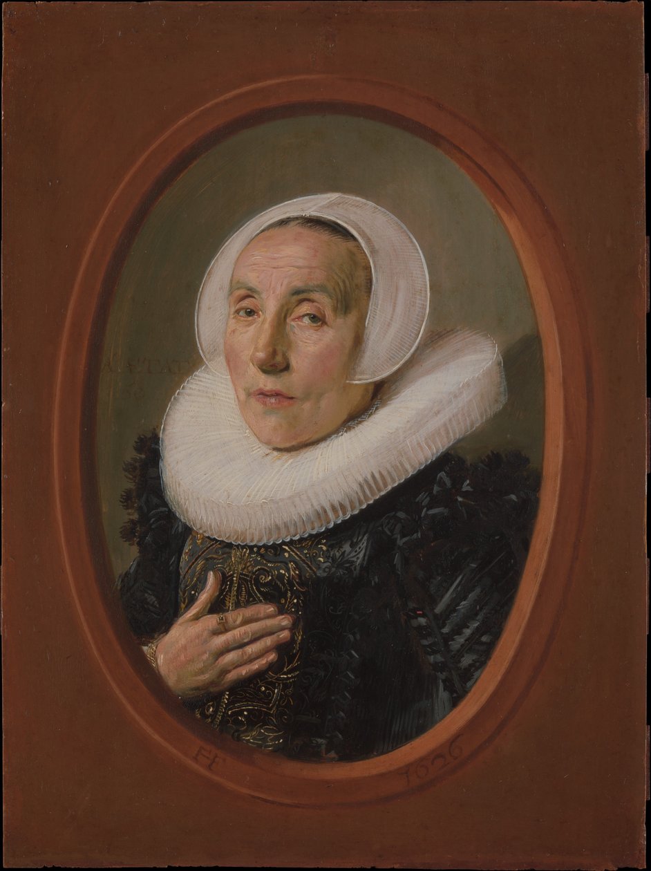 Anna van der Aar (född 1576/77, död efter 1626) av Frans Hals